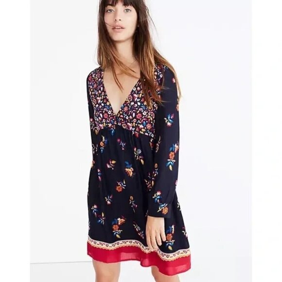 💕SEZANE💕 Daphna Dress ~ Boho Floral Print 36 EU - Picture 8 of 16